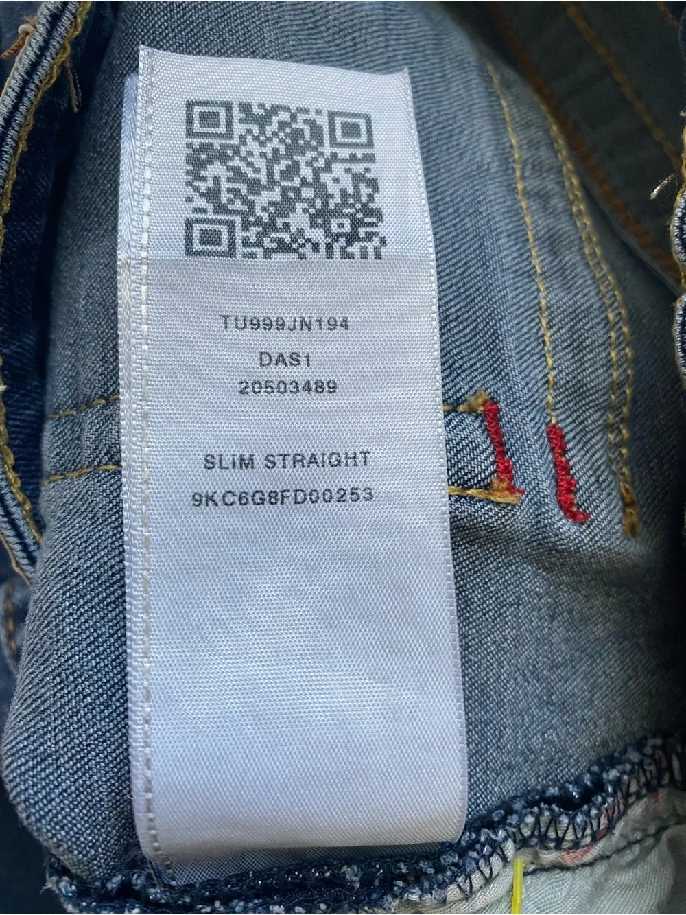 True Religion Boy’s Dark Blue Slim Straight Jeans